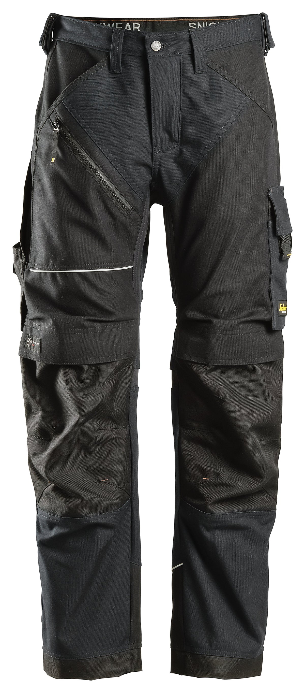 Snickers Workwear RuffWork, Canvas+ Work Trousers+ in Black/Black