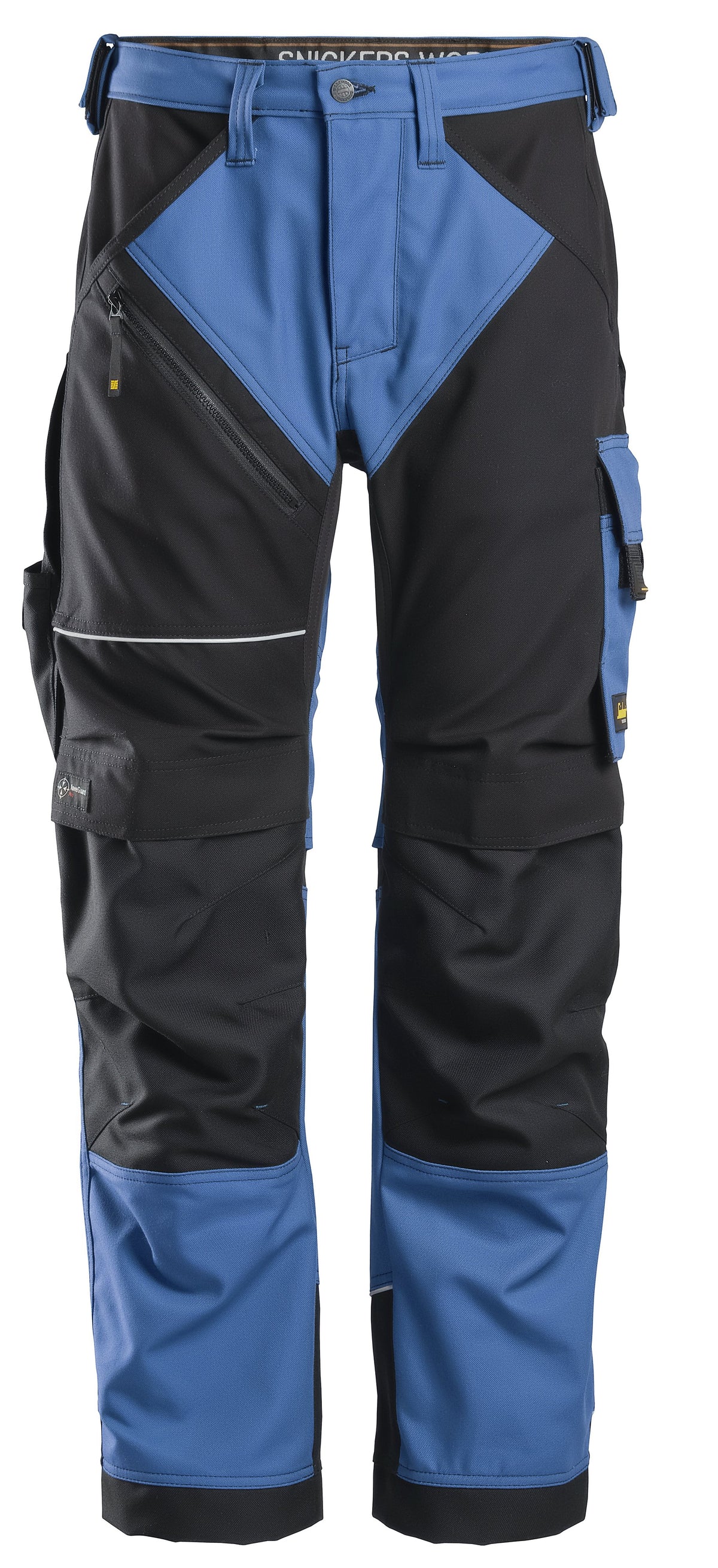 Snickers Workwear RuffWork, Canvas+ Work Trousers+ in True Blue/Black