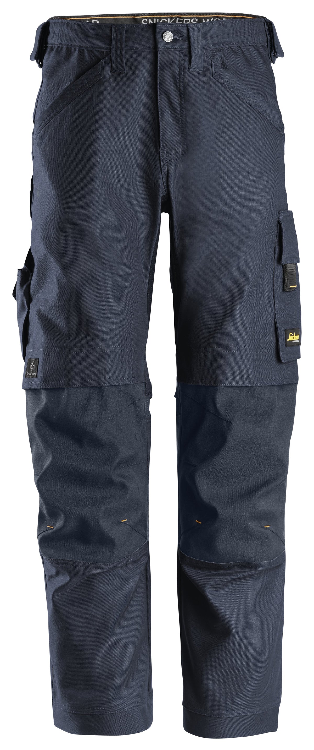Snickers Workwear AllroundWork, Canvas+ Stretch Work Trousers+ in Navy/Navy