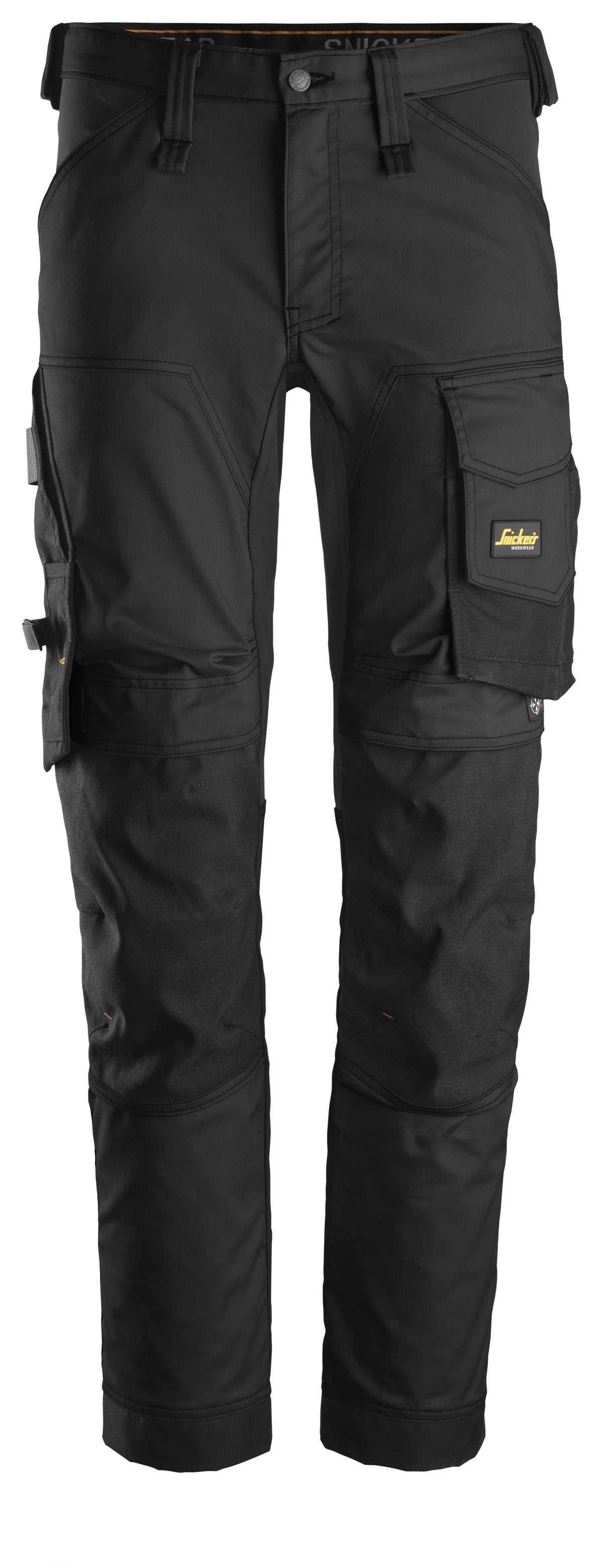 Snickers Workwear AllroundWork, Stretch Trousers in Black/Black