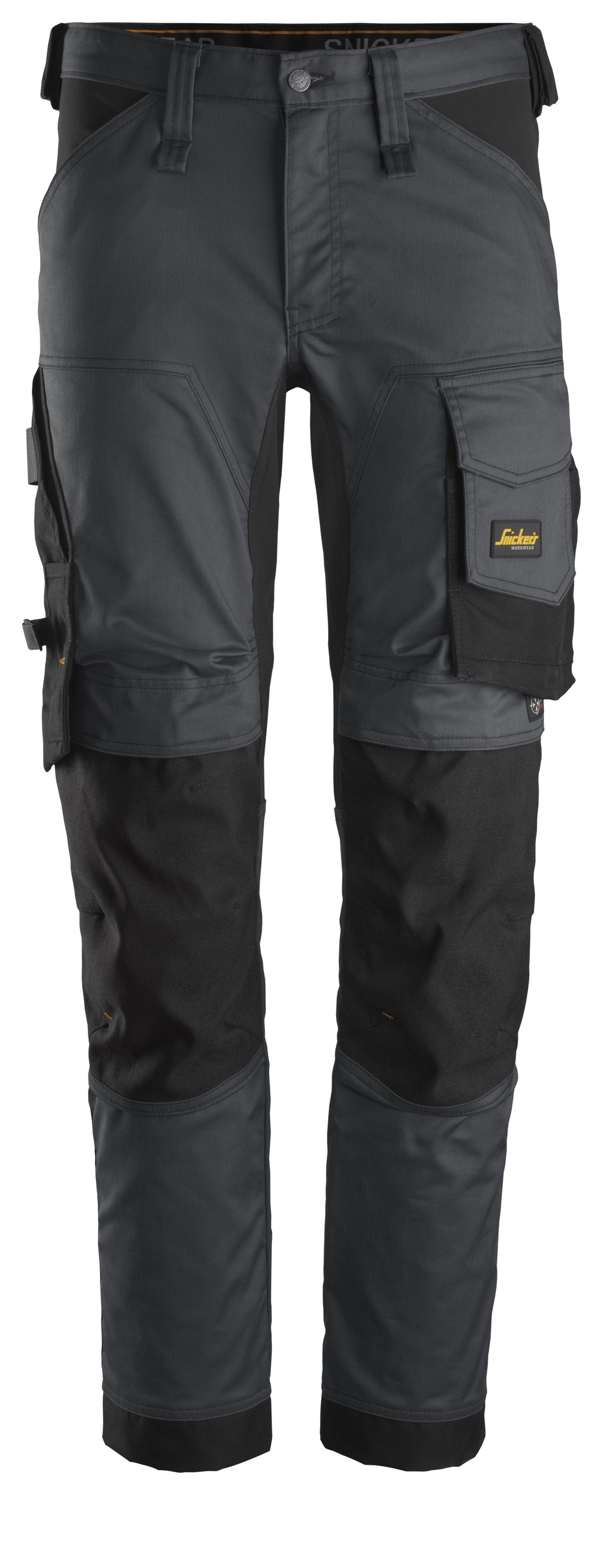 Snickers Workwear AllroundWork, Stretch Trousers in Steel Grey/Black