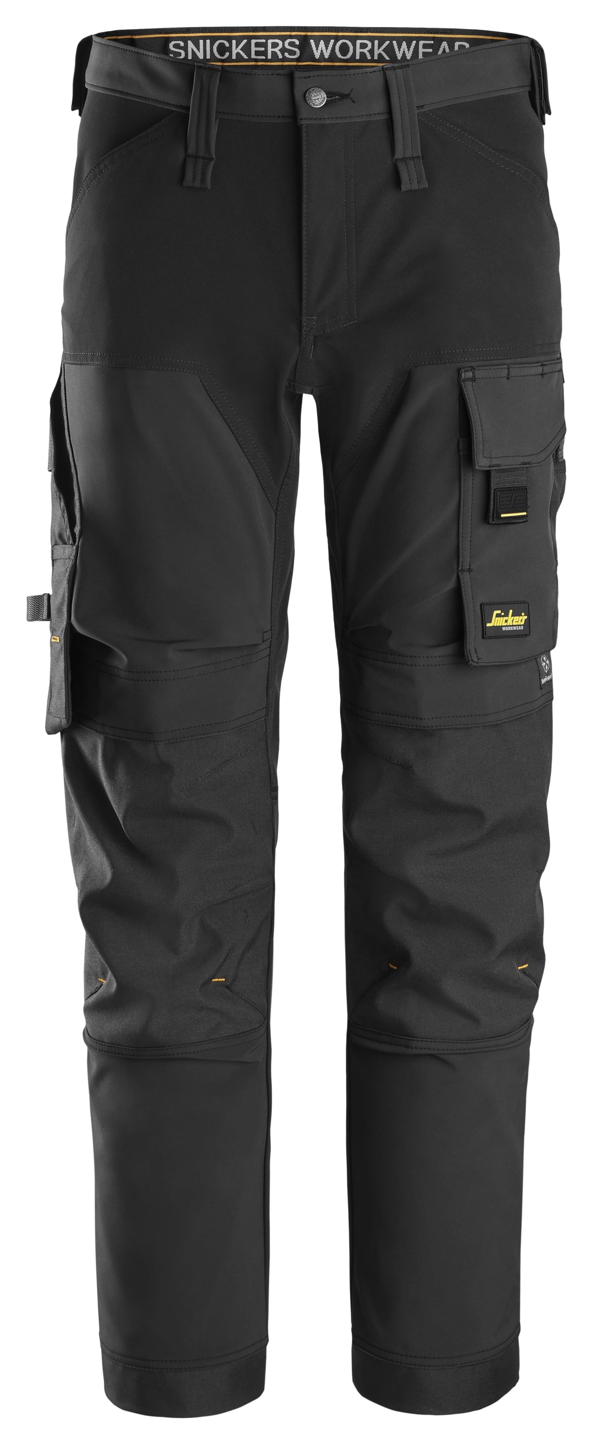 Snickers Workwear AllroundWork, 4-way Stretch Trousers in Black/Black