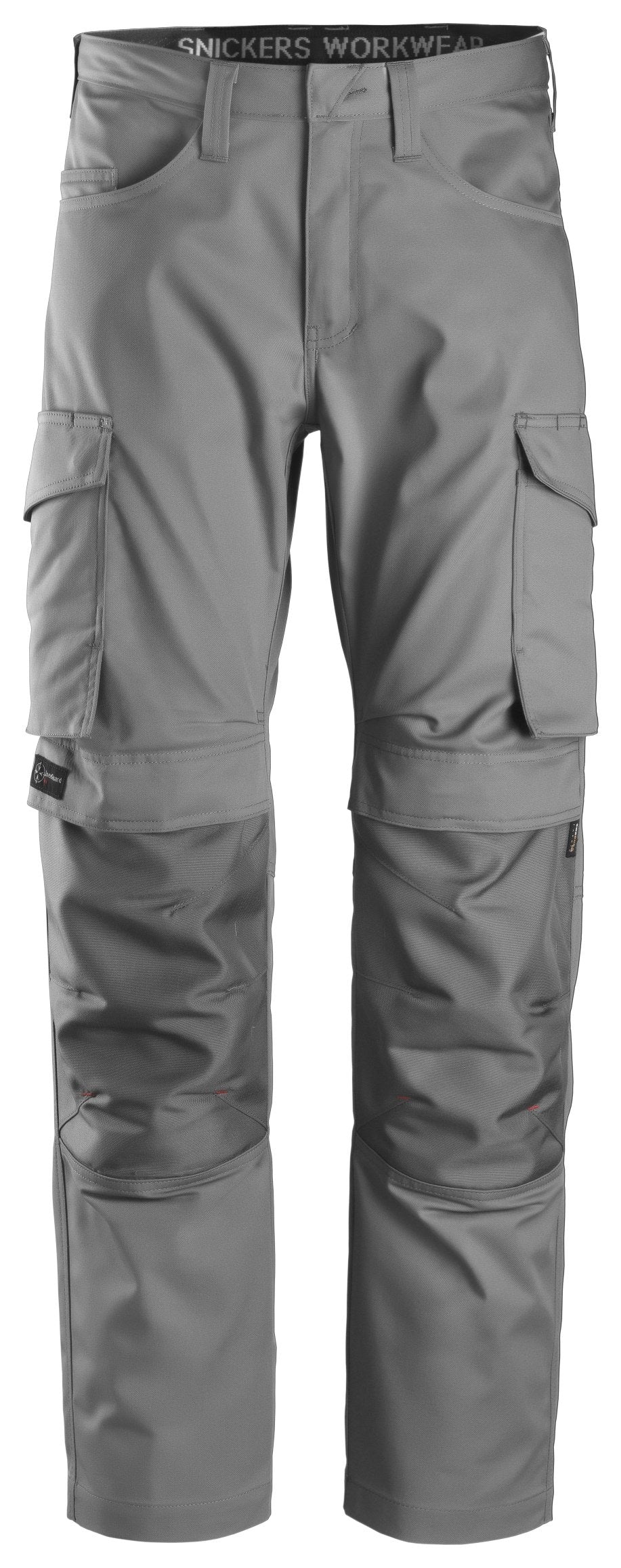 Snickers Workwear Service Trousers+ Knee Pockets in Grey/Grey