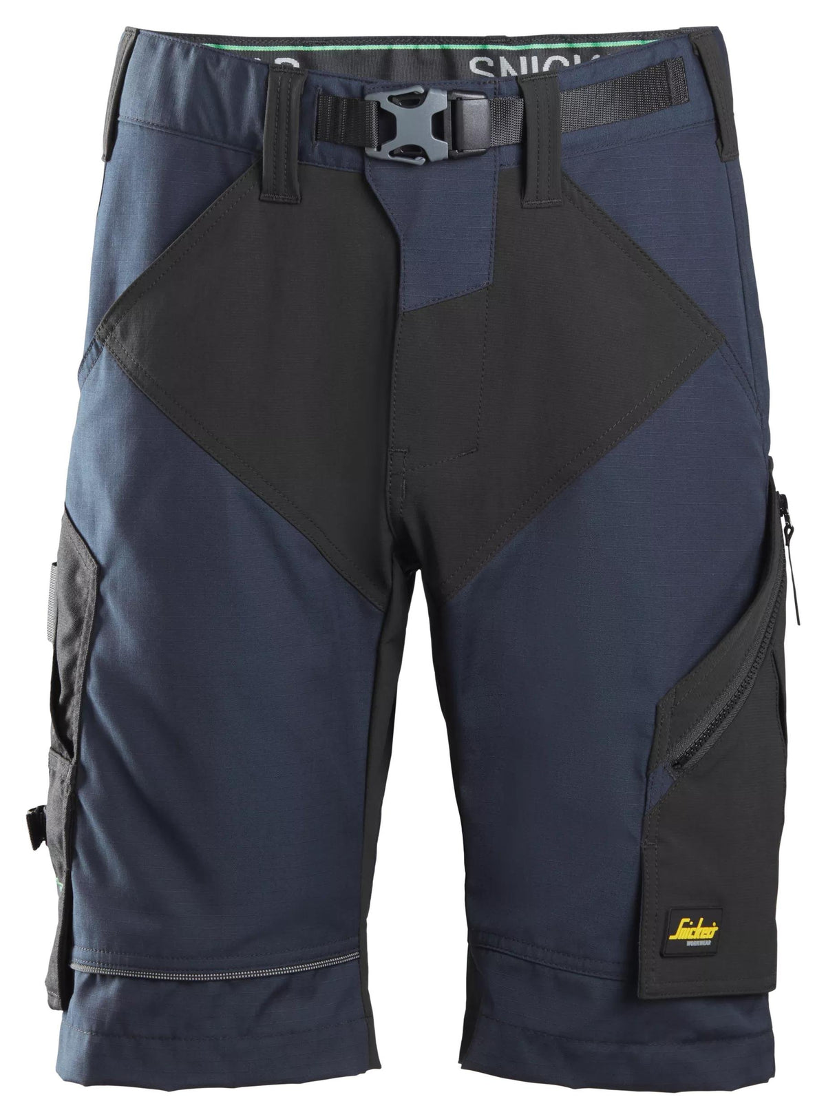 Snickers Workwear FlexiWork, Work Shorts+ in Navy/Black