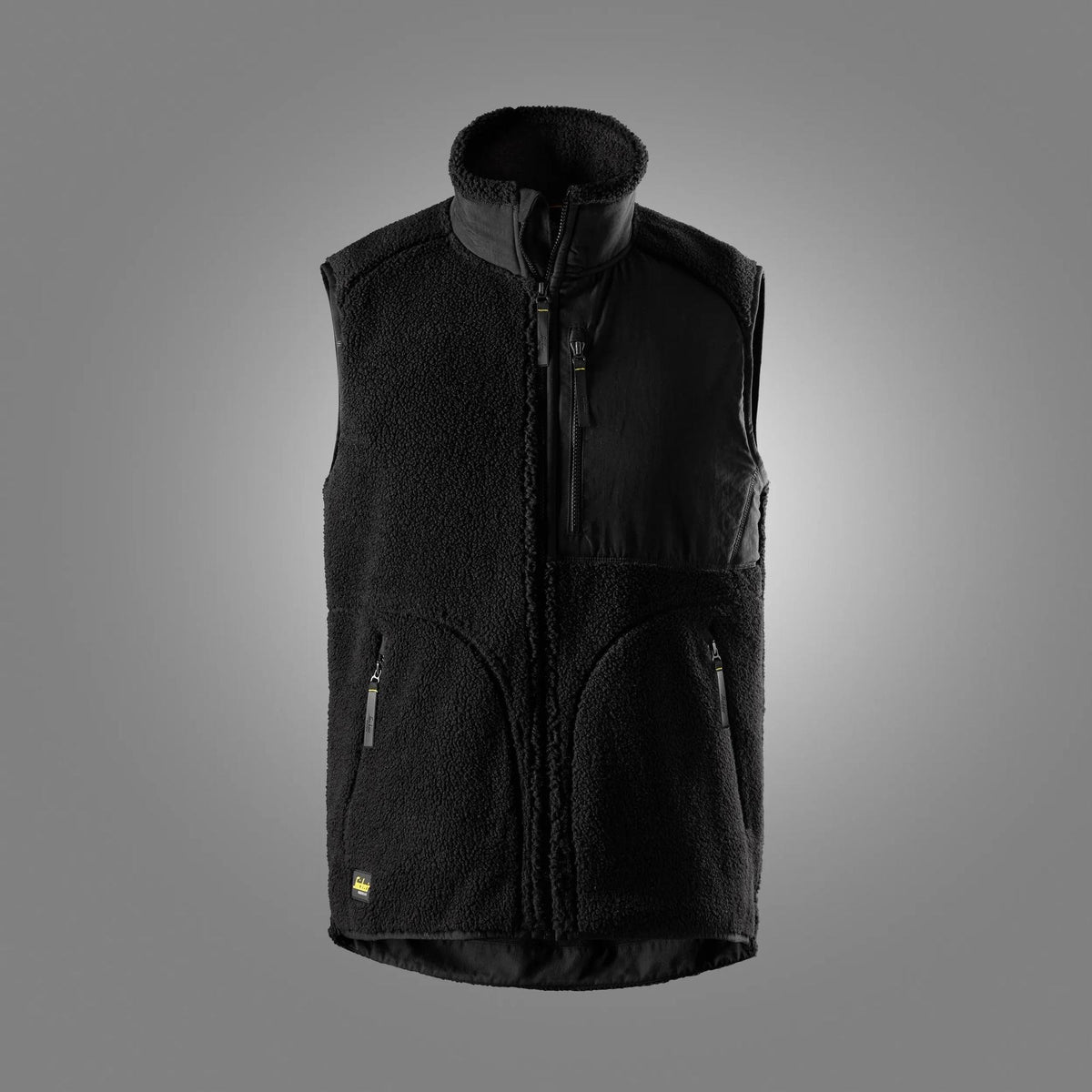 Snickers Workwear Pile Vest in Black/Black