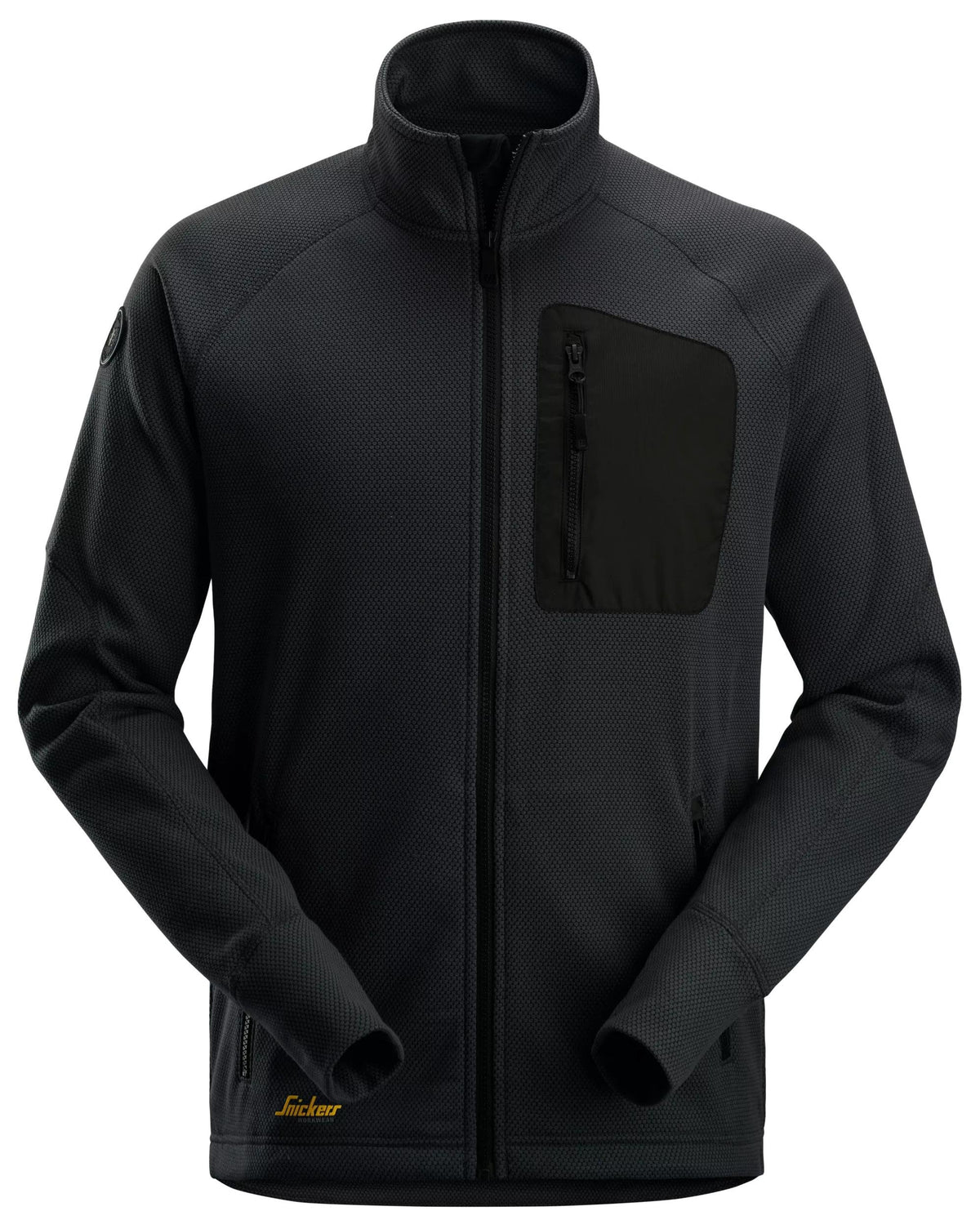 Snickers Workwear FlexiWork, Fleece Jacket in Black