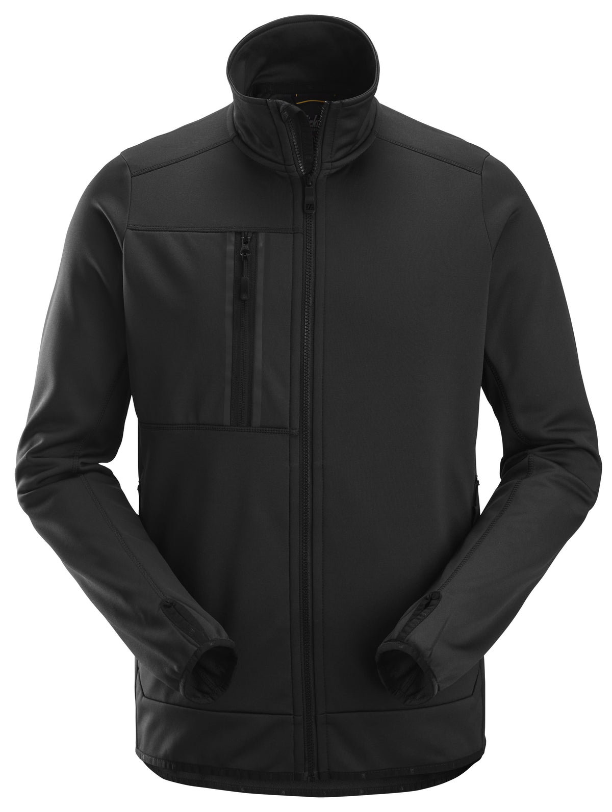 Snickers Workwear AllroundWork, Full Zip Fleece Jacket in Black