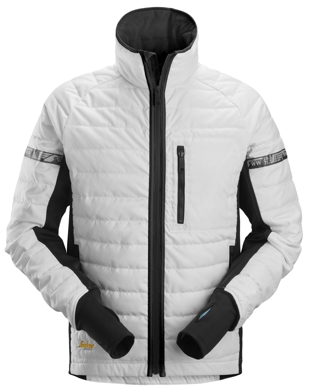 Snickers Workwear AllroundWork, 37.5® Insulator Jacket in White/Black
