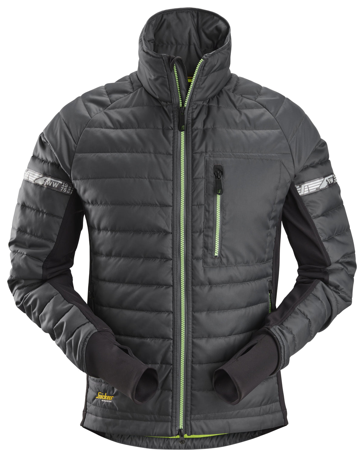 Snickers Workwear AllroundWork, 37.5® Insulator Jacket in Steel Grey/Black