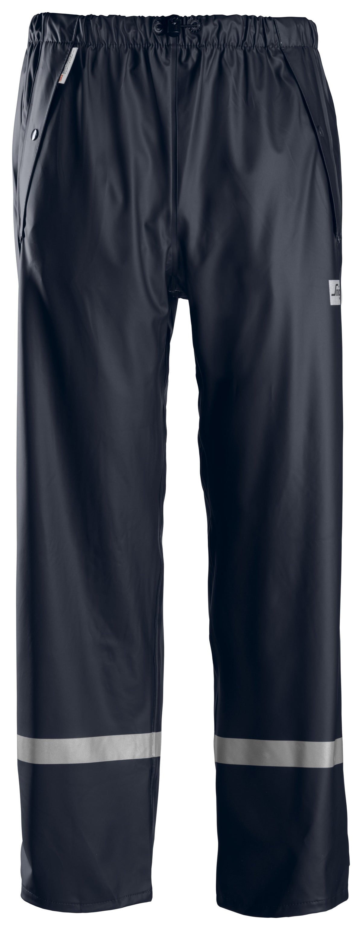 Snickers Workwear Rain Trousers, PU in Navy