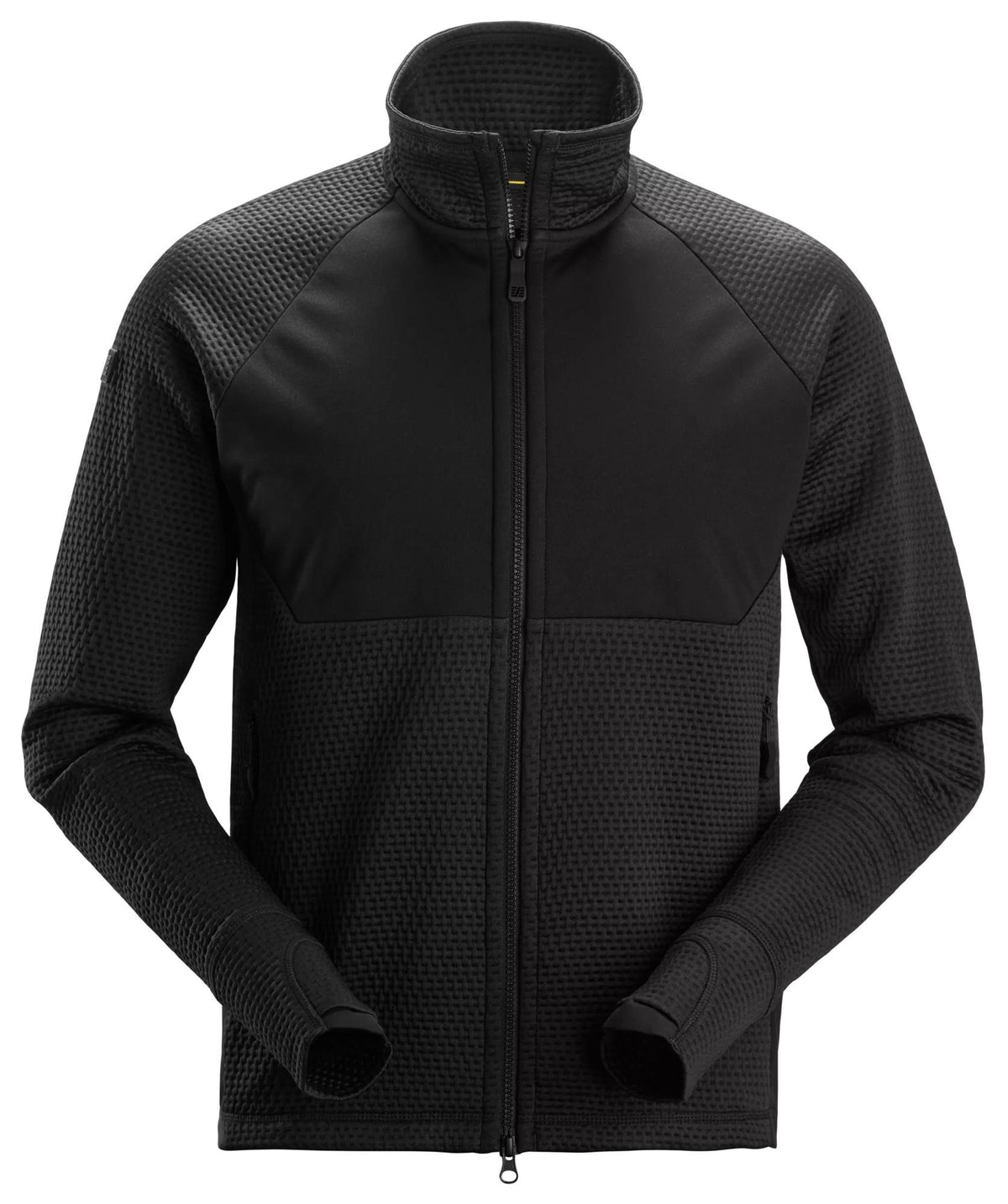 Snickers Workwear FlexiWork, Midlayer Jacket in Black/Black