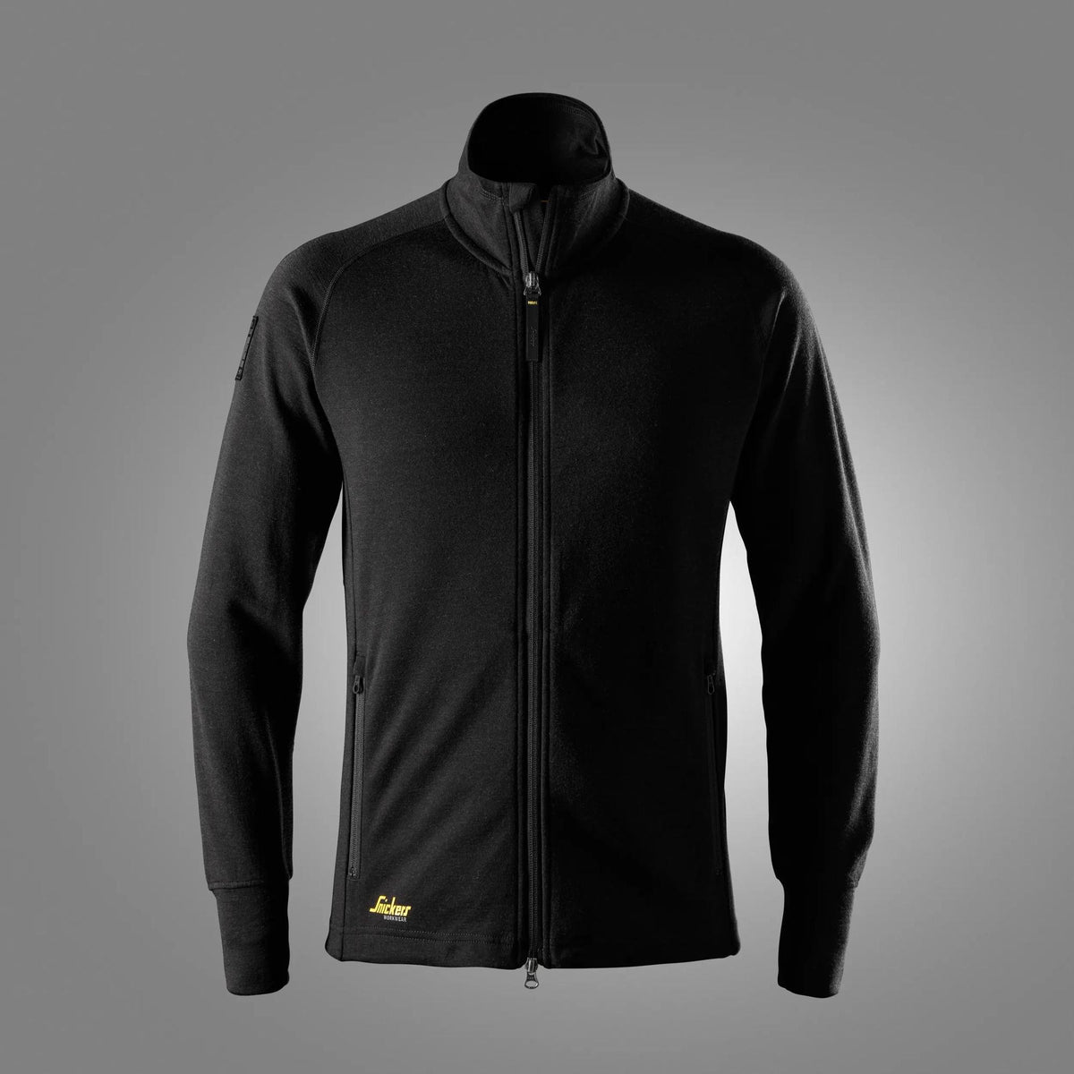 Snickers Workwear Midlayer Wool Jacket in Black