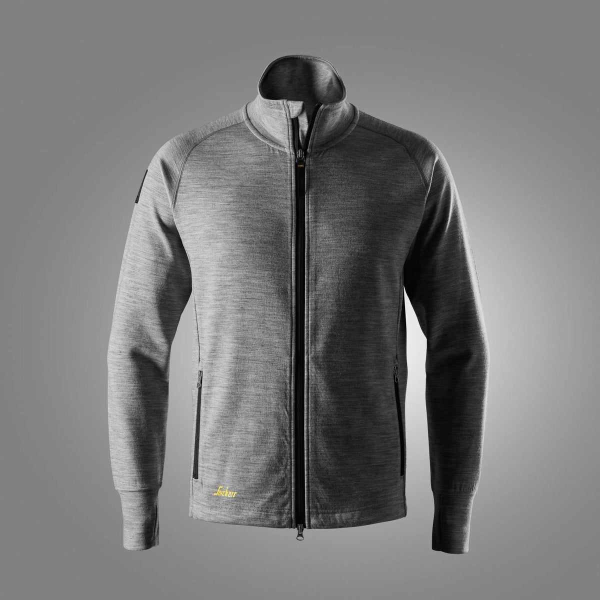 Snickers Workwear Midlayer Wool Jacket in Grey Melange