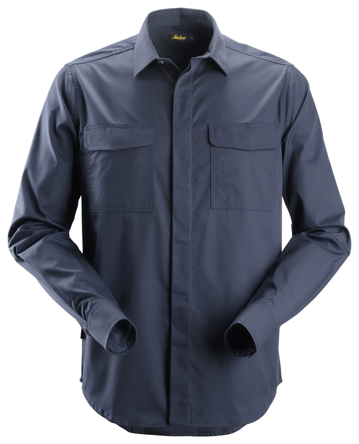Snickers Workwear Service Long Sleeve Shirt in Navy