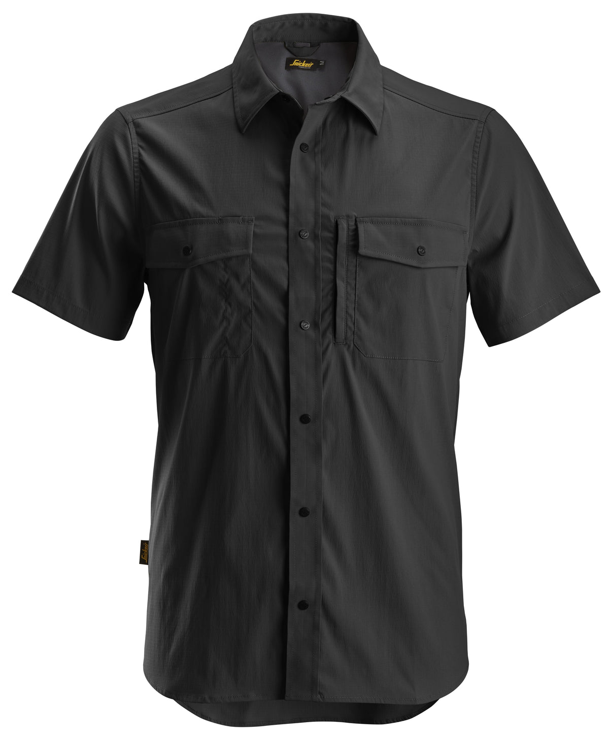 Snickers Workwear LiteWork, Wicking Short Sleeve Shirt in Black