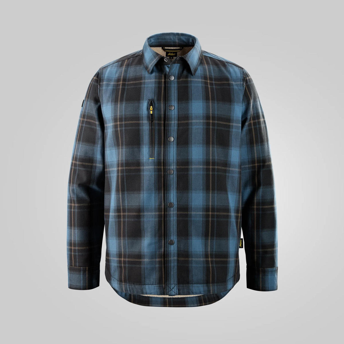 Snickers Workwear AllroundWork, Insulated Shirt in Stone Blue/Black