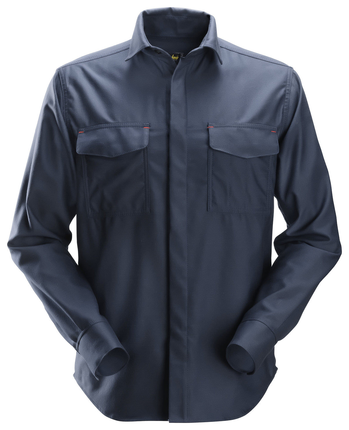 Snickers Workwear Long Sleeve Welding Shirt in Navy