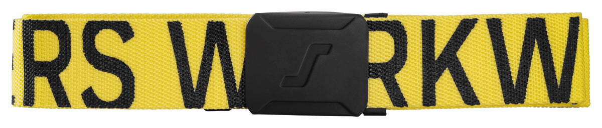 Snickers Workwear Logo Belt in Yellow/Black