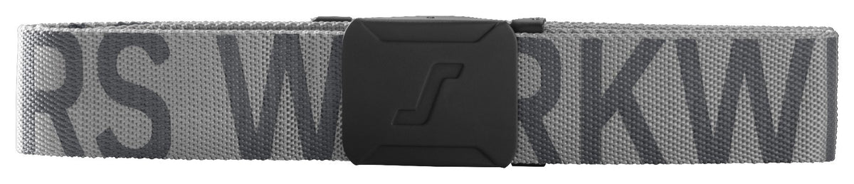 Snickers Workwear Logo Belt in Grey/Steel Grey