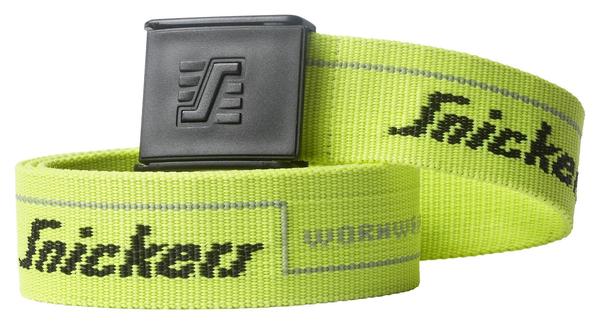 Snickers Workwear Logo Belt in Hi-Vis Yellow