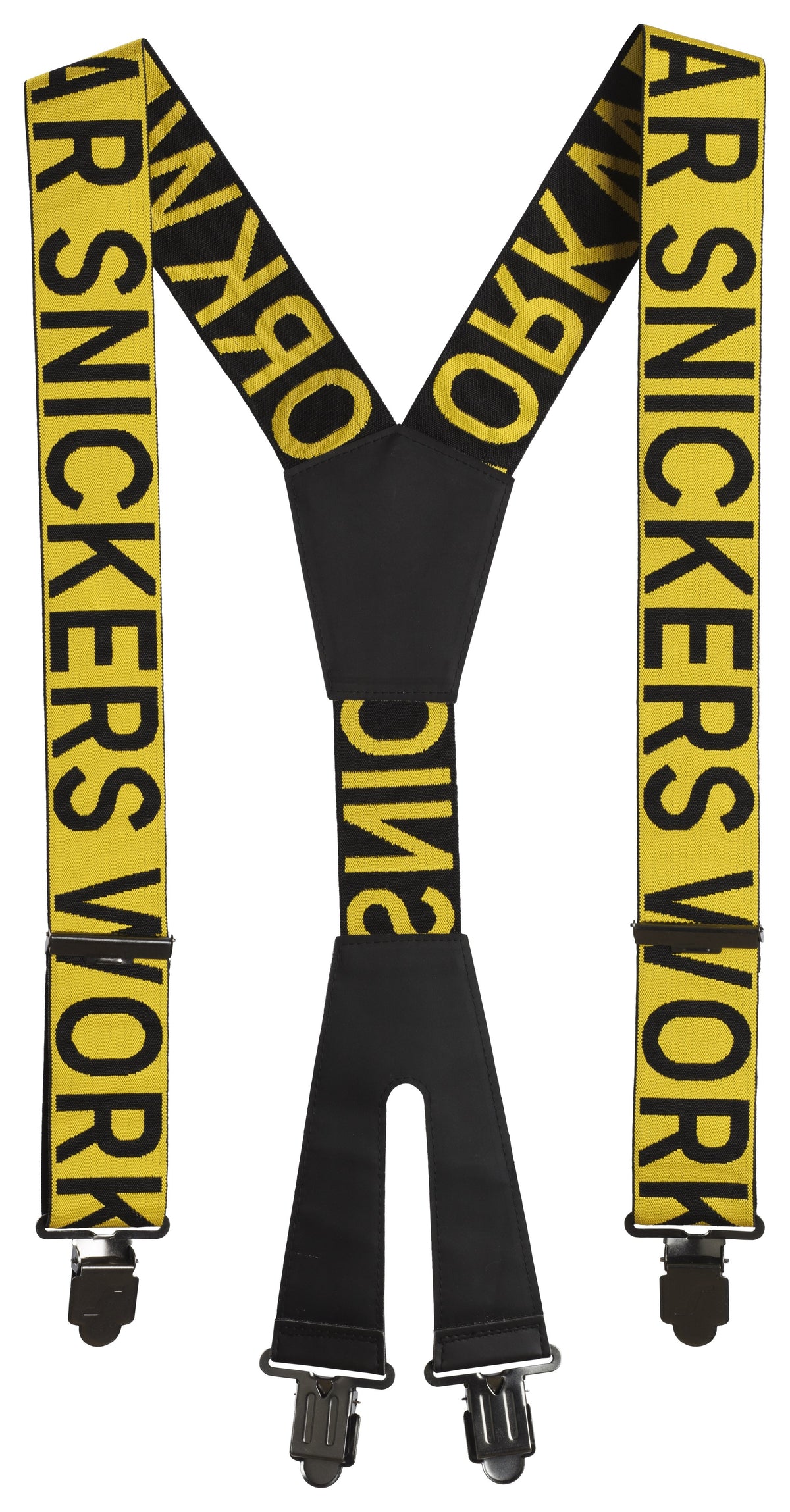 Snickers Workwear Logo Braces in Yellow/Black