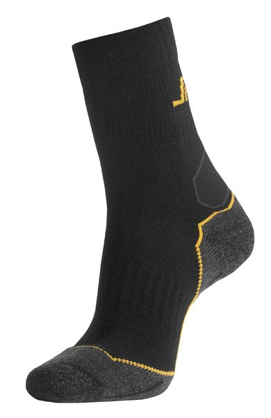 Snickers Workwear Wool Mix, Mid Socks in Black/Grey