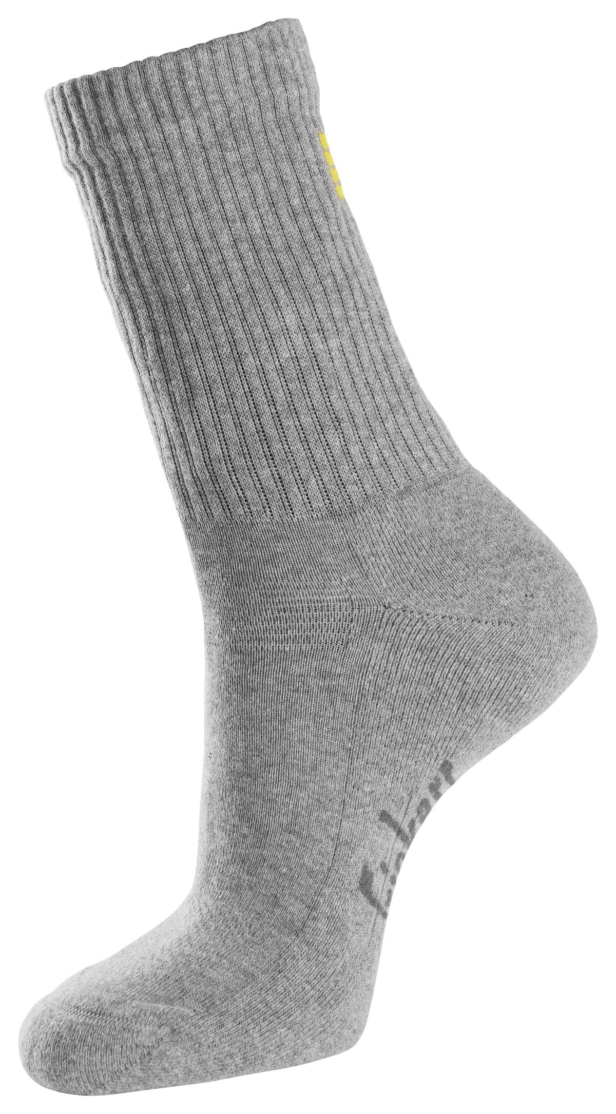 Snickers Workwear Cotton Socks, 3-Pack in Grey Melange