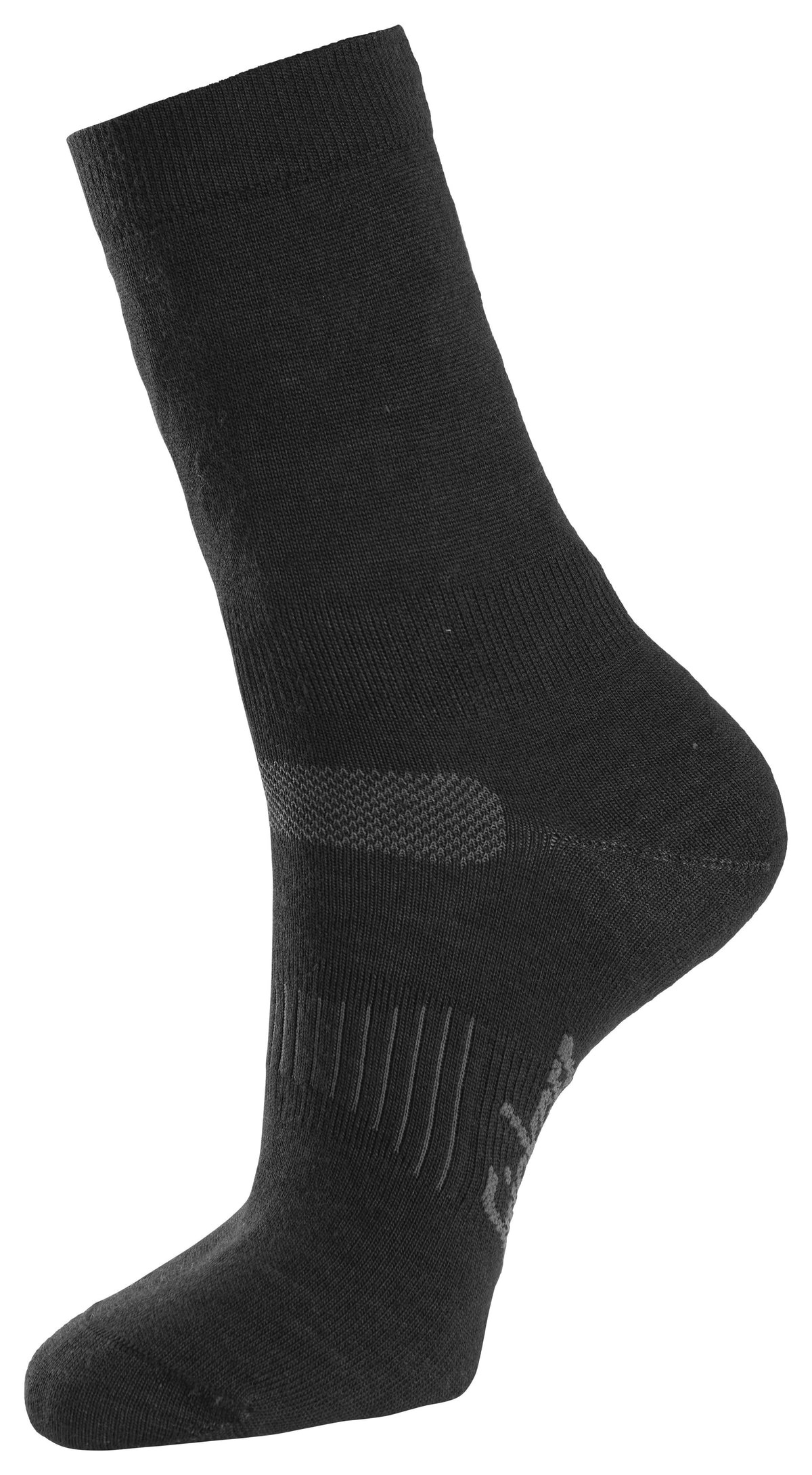 Snickers Workwear Wool Socks, 2-Pack in Black