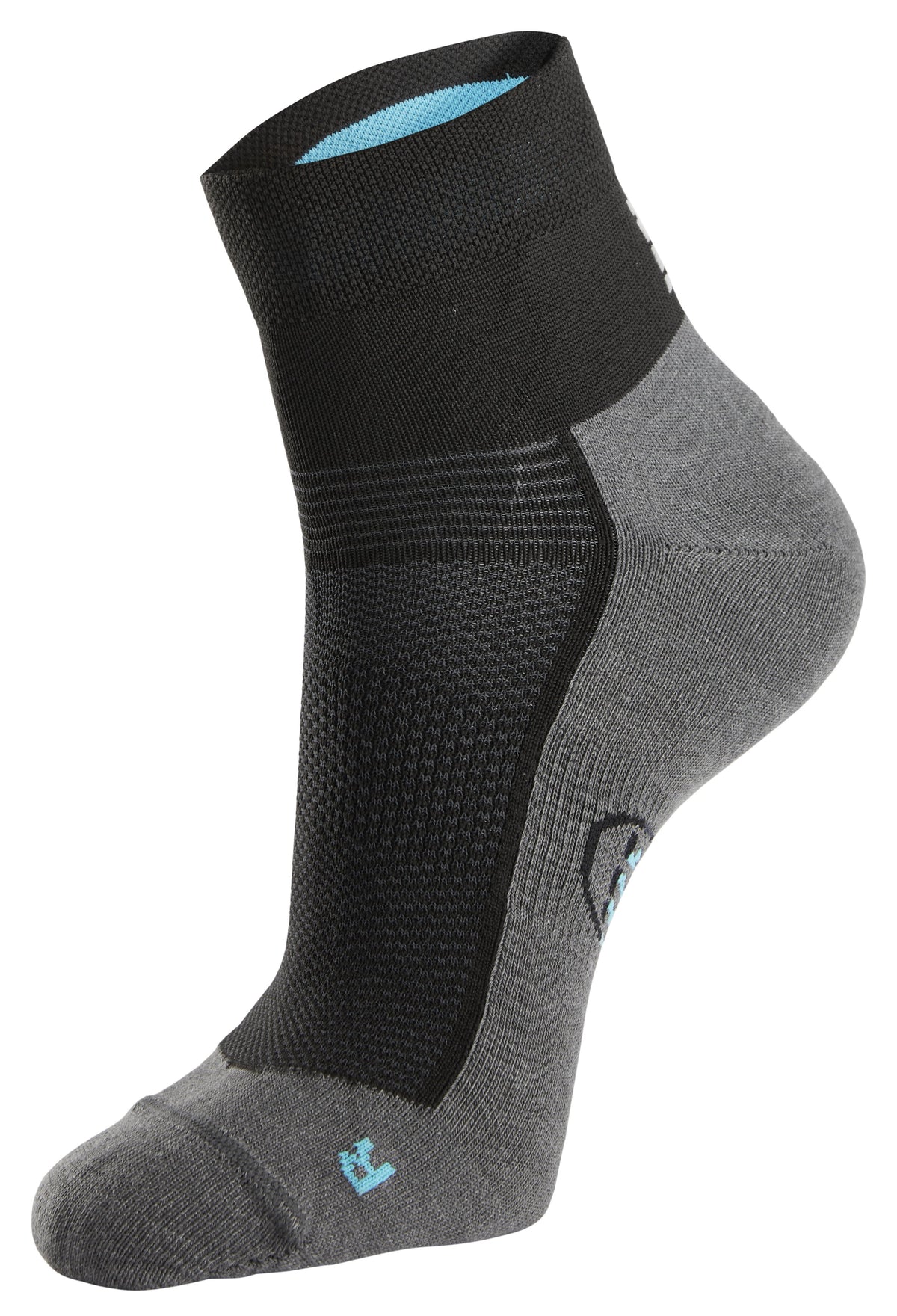 Snickers Workwear 37.5® Low Socks in Grey Melange/Black