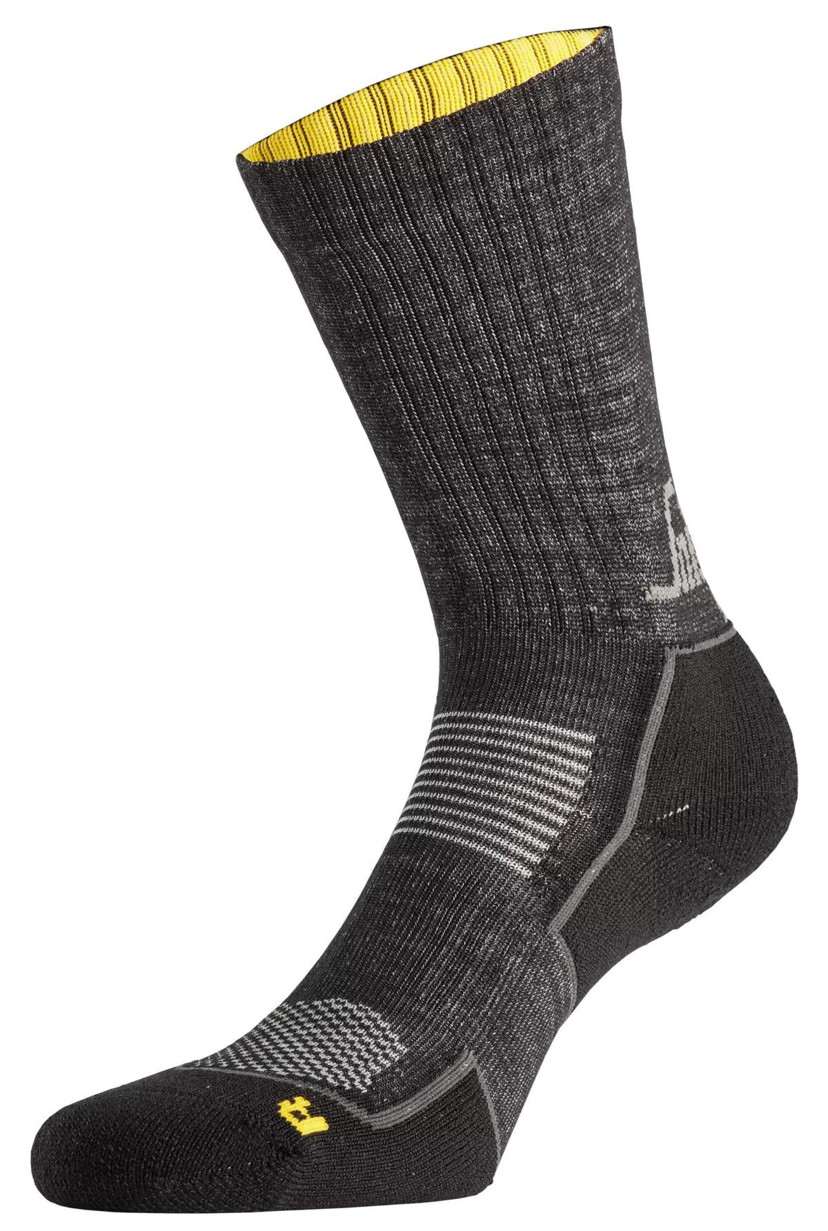 Snickers Workwear Cordura Wool Sock in Anthracite Melange/Black