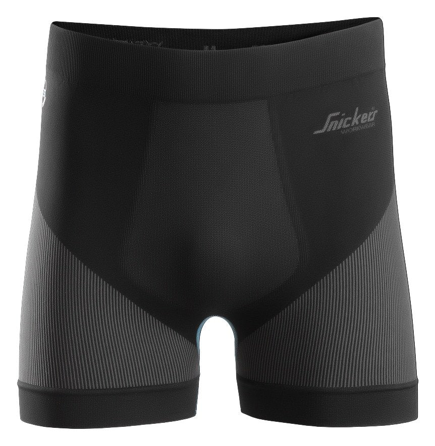 Snickers Workwear LiteWork, Seamless 37.5® Shorts in Black/Grey