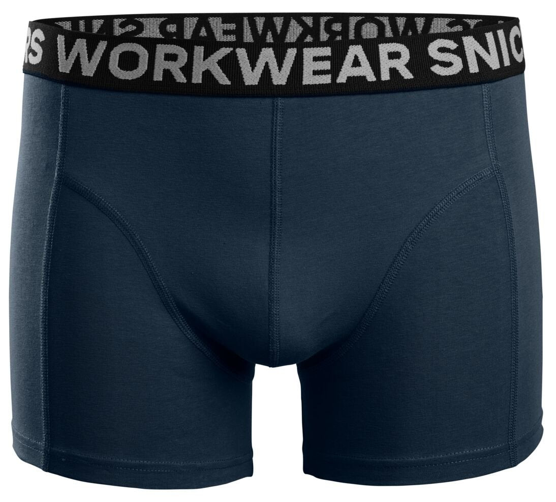 Snickers Workwear Stretch Boxers 2-pack in Navy/Khaki Green