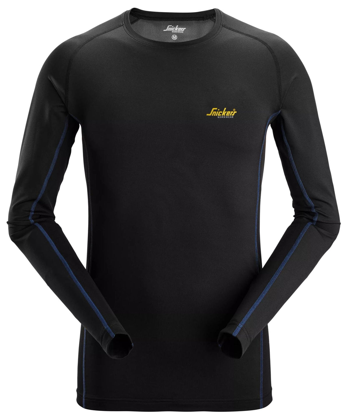 Snickers Workwear Lightweight Base Layer, StayFresh Top in Black