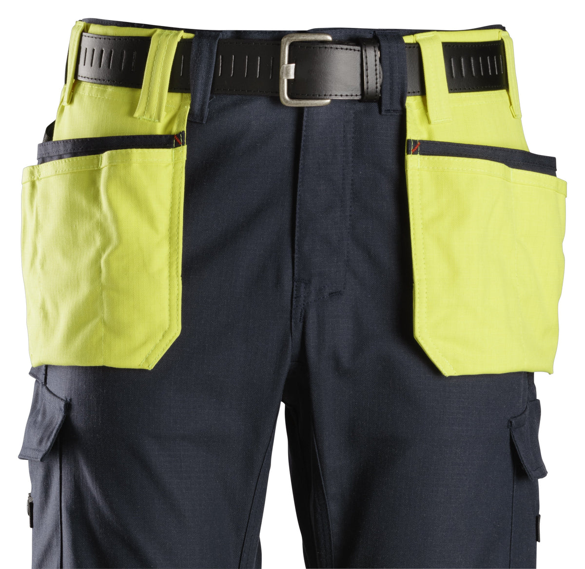 Snickers Workwear ProtecWork, Holster Pockets in Hi-Vis Yellow/Navy