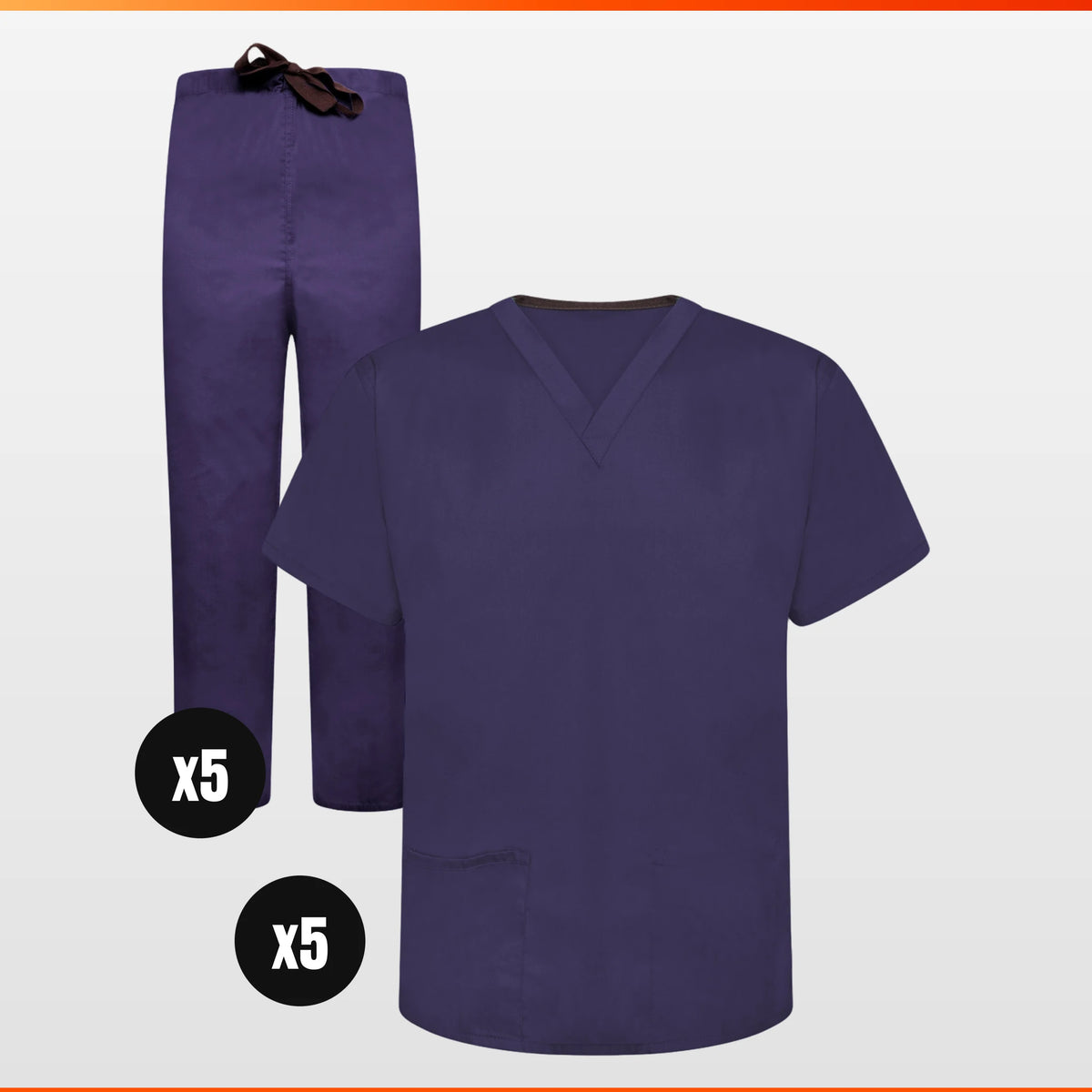 Behrens x5 Reversible Scrubs Pack – workwear bundle with free logo, The Workwear Co