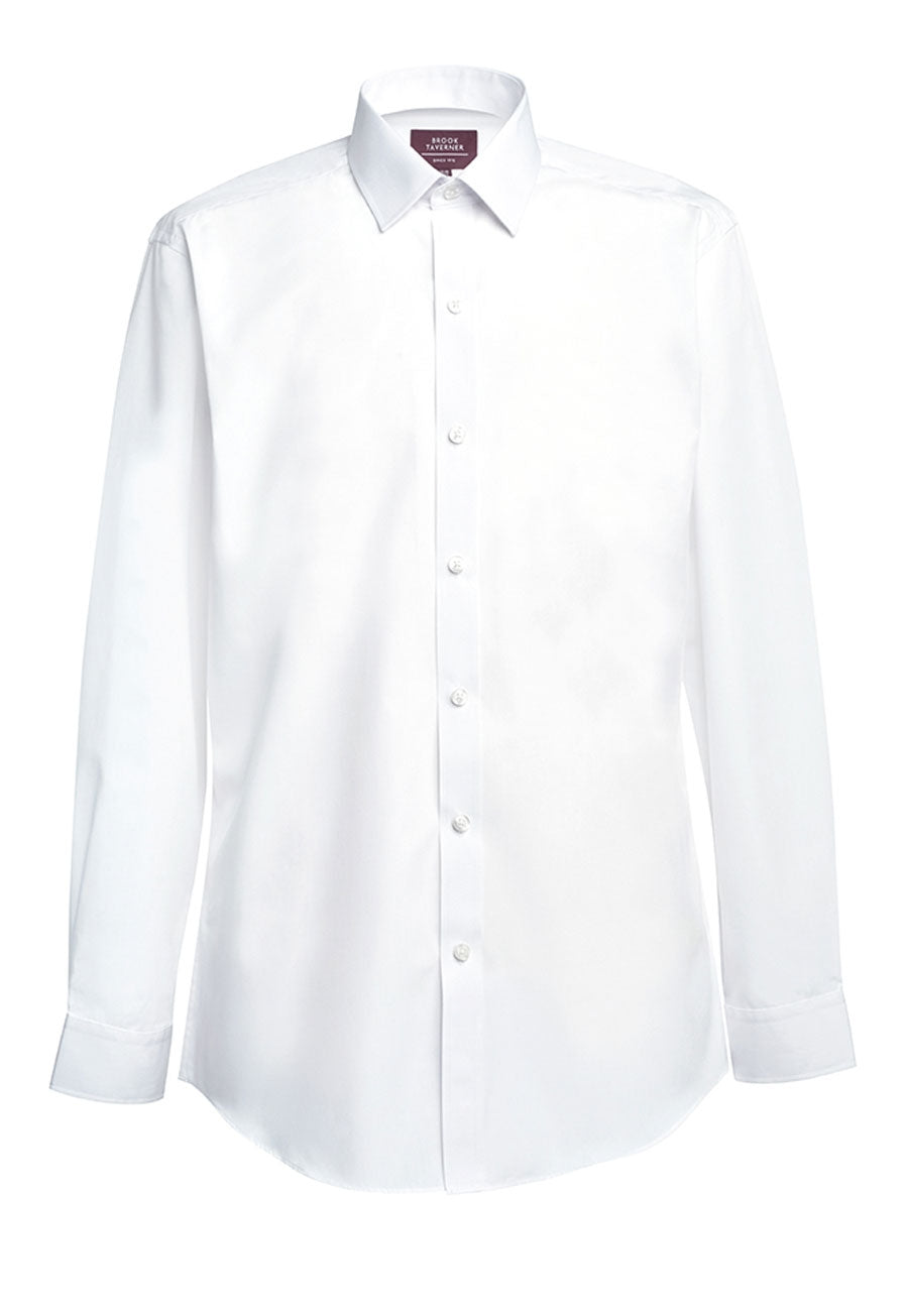 Brook Taverner Titan Shirt in White, main product image