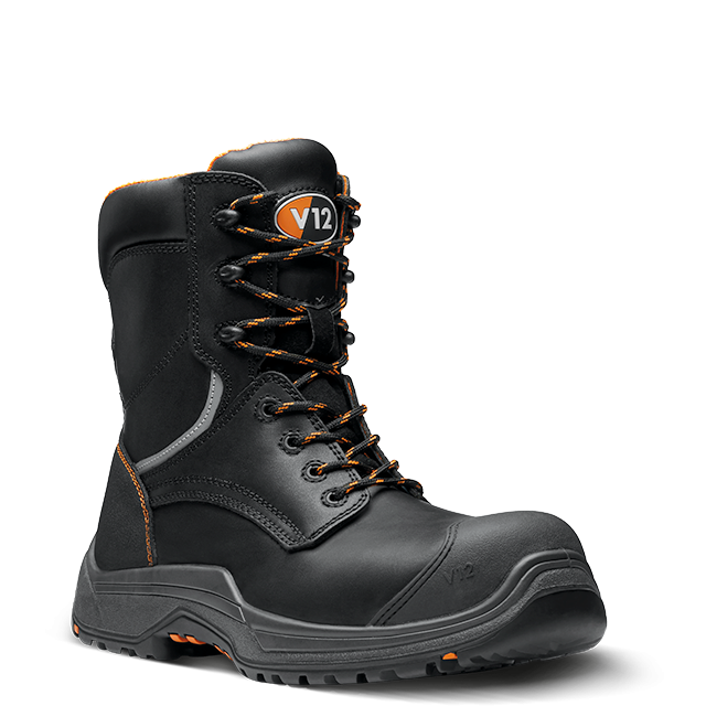 V12 Avenger IGS VR620.01XL S3 SRC HRO safety boot in Black – 2
