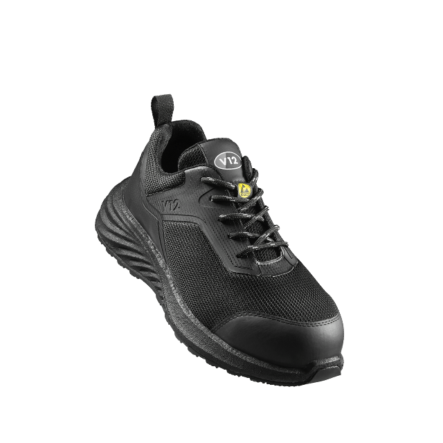 V12 Comet V2550 SR HRO FO safety boot in Black – angle