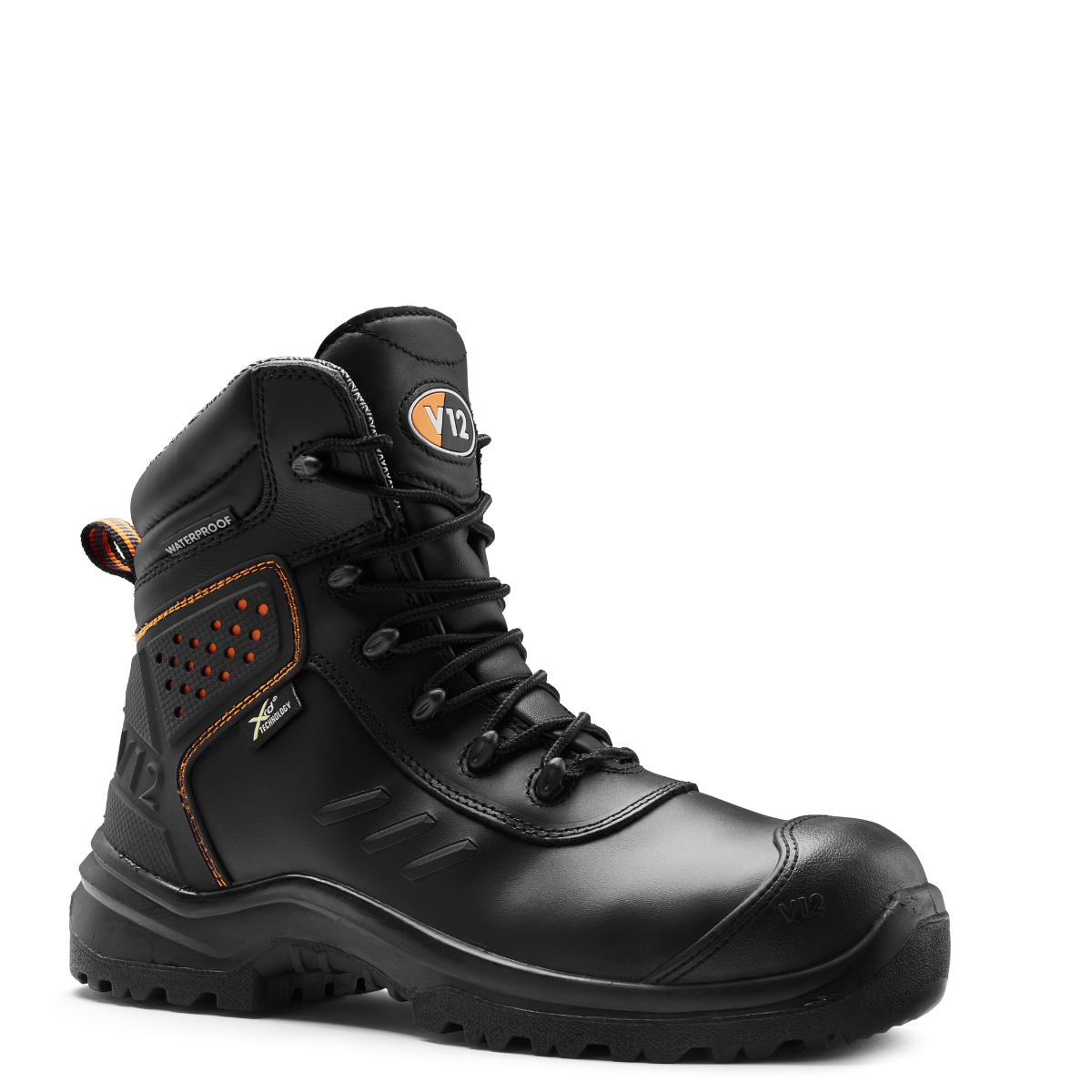 V12 Defender STS V1750 S3 SRC WR safety boot in Black – 1