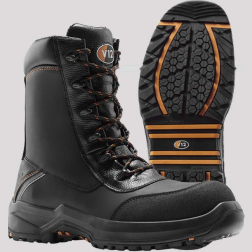 V12 Defiant IGS E1300.02 S3S SC FO HRO LG SR safety boot in Black – 1