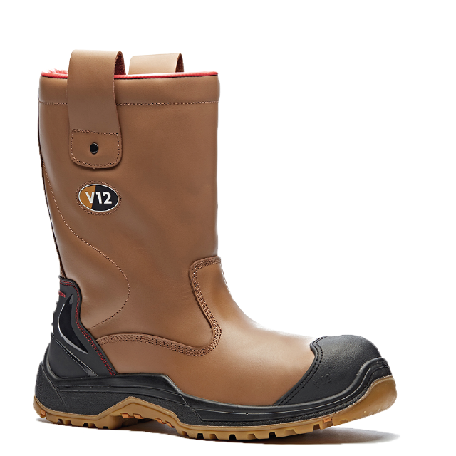 V12 Grizzly IGS VR690.01 S3 SR HRO safety boot in Tan – 1