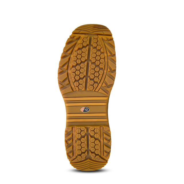 V12 Grizzly IGS VR690.01 S3 SR HRO safety boot in Tan – sole