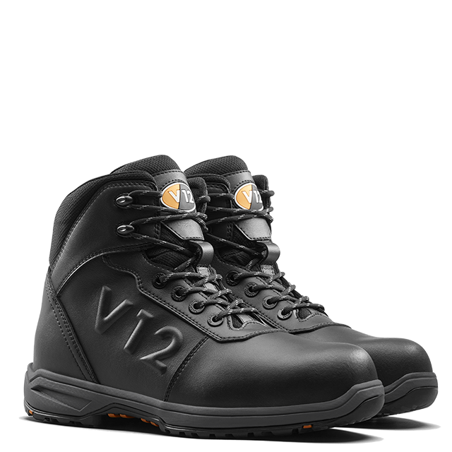 V12 Hyrax IGS V2170 S3L SR HRO safety boot in Black – front
