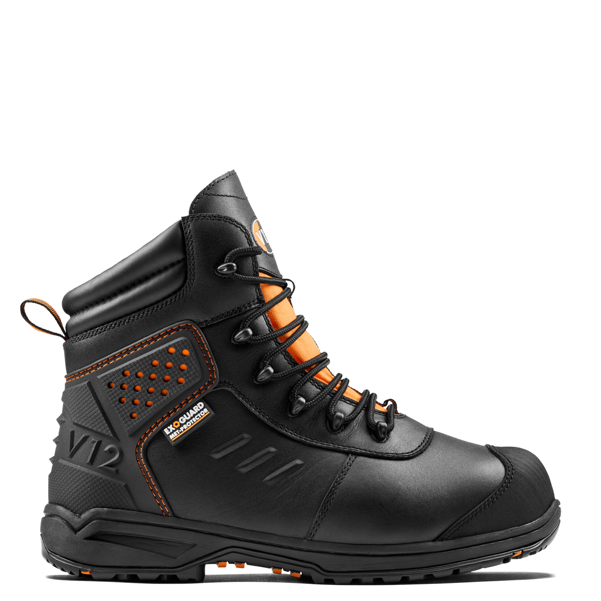 V12 Invincible IGS V2180 SR HRO FO safety boot in Black – side