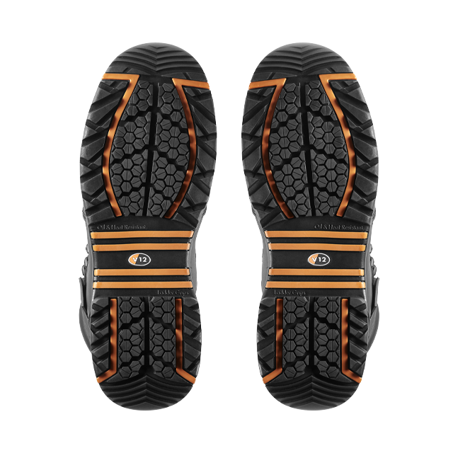 V12 Invincible IGS V2185 SR HRO FO safety boot in Black – front-2