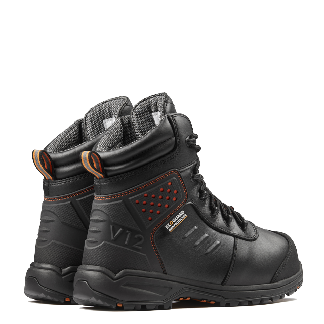 V12 Invincible IGS V2185 SR HRO FO safety boot in Black – front-4