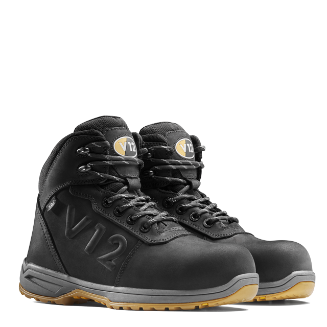 V12 Lynx IGS V2145 SR HRO FO safety boot in Black – front-2