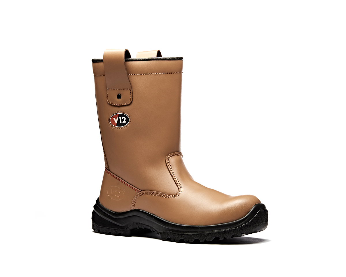 V12 Polar STS V6816.01 S1P SR safety boot in Tan – 1