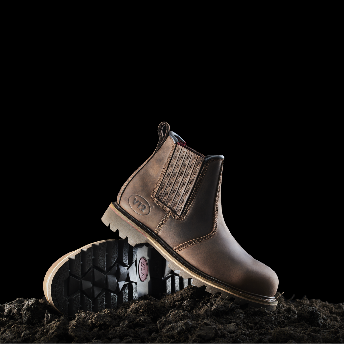 V12 Rawhide V1231 SBP HRO safety boot in Brown – 3