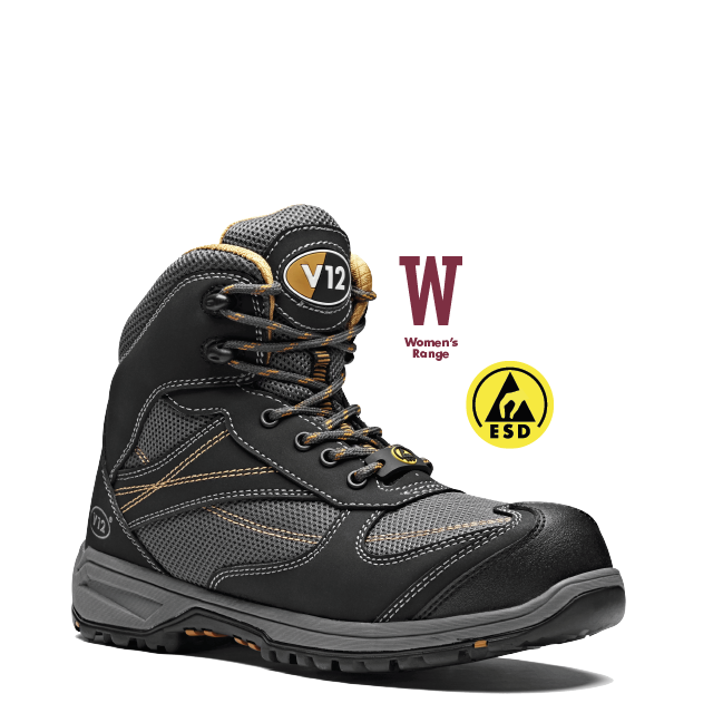 V12 Torque IGS V1945 S1P SRC HRO safety boot in Grey – 2